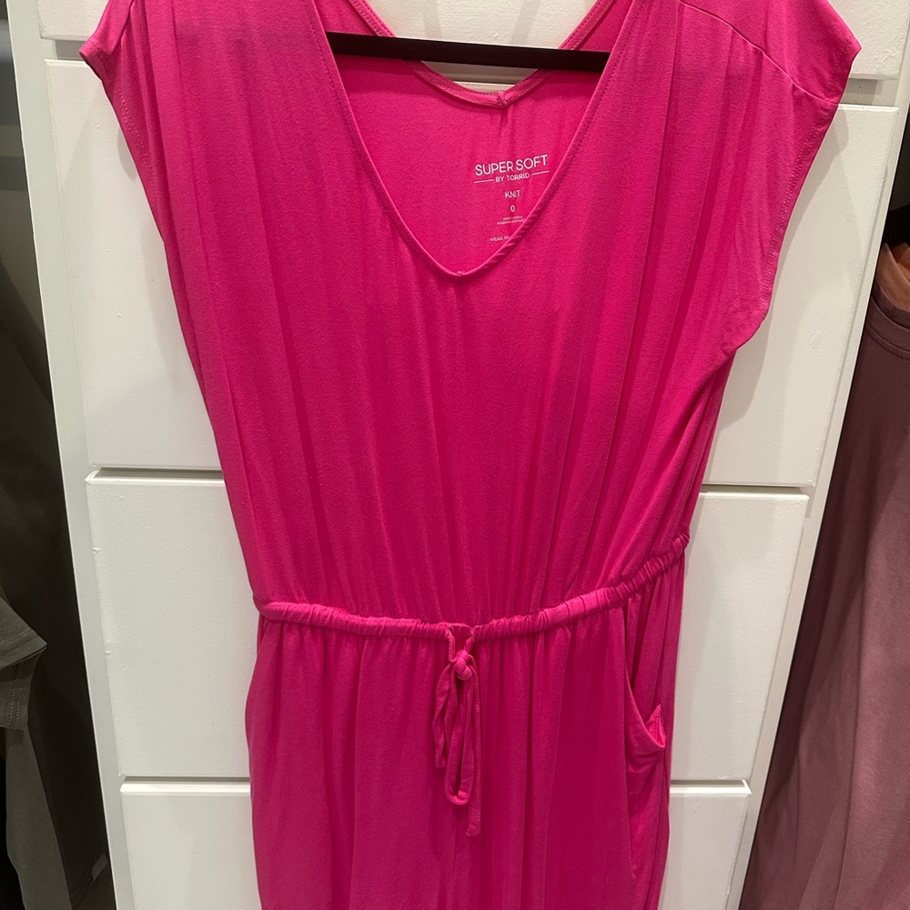 Super Soft Hot Pink Romper